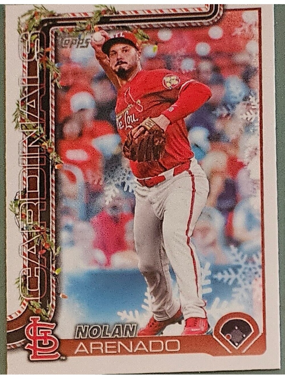 2025 Topps Holiday Nolan Arenado #H132 Cardinals